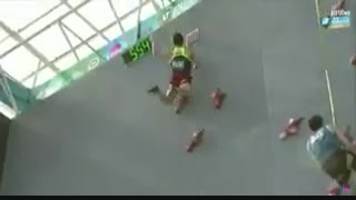 قهرمانی رضا علیپور قهرمان سنگ‌نوردی ایران در جهان