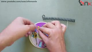 طریقه ساخت اسپیکر بوسیله یک عدد سی دی