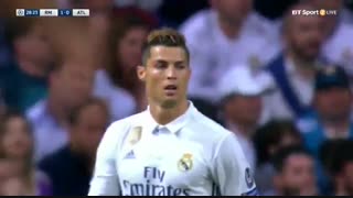 خلاصه بازی :  رئال‌مادرید  3 - 0   اتلتیکومادرید  (  هتریک رونالدو )