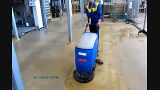 اسکرابر صنعتی / اسکرابر کابلی با قدرت شویندگی بالا - کفشوی مکانیزه