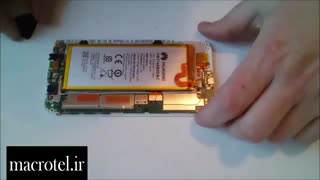 آموزش تعویض باتری Huawei G7 در macrotel.ir