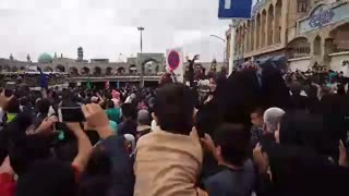 لحظه تحویل سال ۱۳۹۶ حرم امام رضا (ع)