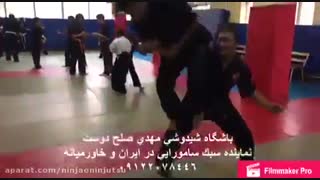 مبارزه سامورایی با دست خالی