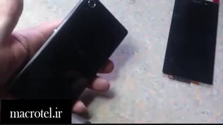 آموزش تعویض درب پشت Xperia Z1 در macrotel.ir