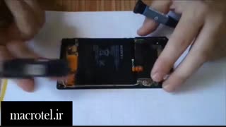 آموزش تعویض باتری Sony Xperia T3درmacrotel.ir