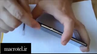 آموزش تعویض درب پشت Xperia T3 در macrotel.ir