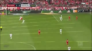 خلاصه بازی  : بایرن مونیخ   4  -  1   فرایبورگ   ( قهرمانی بایرن مونیخ )