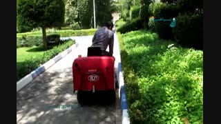 سوییپر ، جارو زدن خیابان با دستگاه ، جاروی مکانیزه ، جاروی شهری