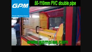 PVC pipe making machine 50-110mm double