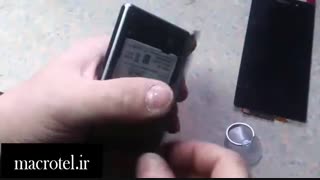 آموزش تعویض باتری Xperia Z1درmacrotel.ir