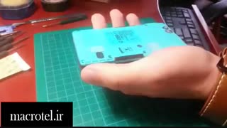 آموزش تعویض درب پشت Xperia GO درmacrotel.ir