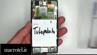آموزش تعویض تاچ و ال سی دی Xperia Jدرmacrotel.ir