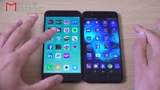 مقایسه سرعت دو گوشی Xiaomi mi 6 و Huawei P10 با زیرتویس فارسی اسمارت