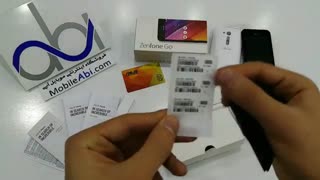 جعبه گشایی گوشی ASUS Zenfone Go - فروشگاه اینترنتی موبایل آبی