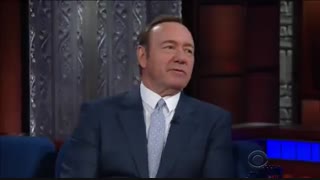 حضور Kevin Spacey در برنامه The Late Show with Stephen Colbert