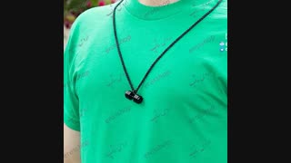 گردن آویز گردنبند بدنسازی طرح دمبل