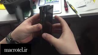 آموزش تعویض تاچ و ال سی دی BlacBerry Leapدرmacrotel.ir