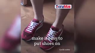 دیگر بند کفش هایتان را نبندید !