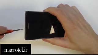 آموزش تعویض درب پشت Huawei P9درmacrotel.ir