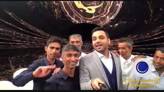 ویدئو سلفى احسان علیخانى  با ملوانانی که کمتر از ٢٤ ساعت است که به ایران برگشته اند