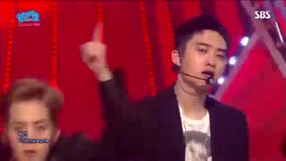 اجراى آهنگ Lotto از exo