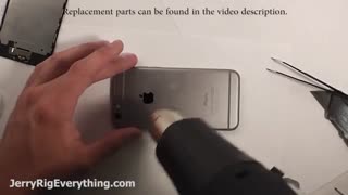 اموزش تعویض باطری گوشی ایفون 6 پلاس