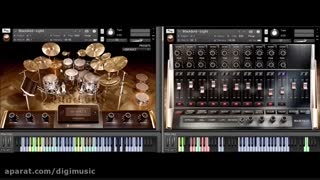 دانلود بهترین وی اس تی درامز 8DiO Advanced Drum Series Blackbird KONTAKT