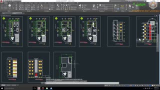 ترسیم نقشه ساختمان 5 طبقه طبق ضوابط شهرداری