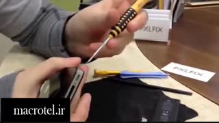 آموزش تعویض باتری iphone 4درmacrotel.ir