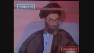 فیلم بی نظیر از اولین حضور امام خامنه ای نزد امام خمینی پس از ترور