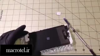 آموزش تعویض محافظ صفحه نمایش iphone 6plusدرmacrotel.ir