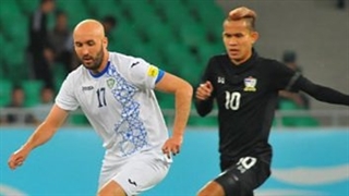 خلاصه بازی ازبکستان 2-0 تایلند