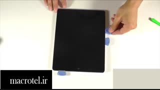 آموزش تعویض تاچ وال سی دی iPad 4درmacrotel.ir