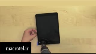 آموزش تعویض تاچ وال سی دی iPad airدرmacrotel.ir