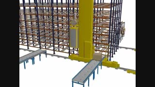 قفسه انبار پالت اتوماتیک