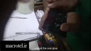 آموزش تعویض محافظ صفحه نمایش iPhone 7درmacrotel.ir