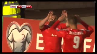 خلاصه بازی جزایر فارو 0-2 سوئیس