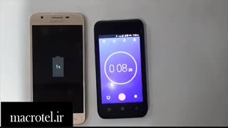 تست شارژ باتری Galaxy J5 در macrotel.ir