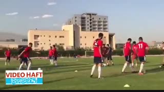 آخرین تمرین تیم ملی پیش از بازی با ازبکستان