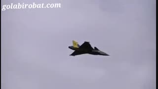 متلاشی شدن هواپیما در آسمان