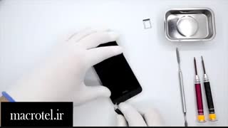 آموزش تعویض درب پشت HTC One miniدرmacrotel.ir