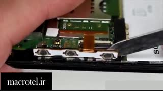 آموزش تعویض تاچ وال سی دیXperia Jدرmacrotel.ir