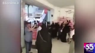یک فروشگاه در عربستان اجازه غارت اجناس قطری را به مردم داد !
