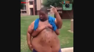 رقص سنگین وزن ترین مرد جهان