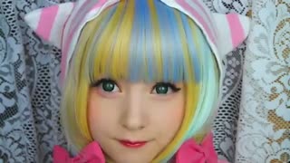 آرایش چشم های گربه ای (با لوازم آرایش ژاپنی )