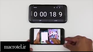 تست باتری iPhone 7 درmacrotel.ir