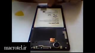 آموزش تعویض باتری Xperia T2 Ultraدرmacrotel.ir