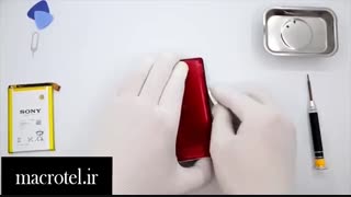 آموزش تعویض باتری Xperia ZL درmacrotel.ir
