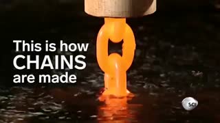 تصاویر جالبی از عملیات ساخت زنجیر