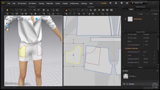 آموزش مارلوس دیزاینر   marvelous designer Pockets Internal Lines Layer Clone